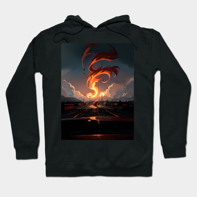 Endless Highway Hoodie by Cisco's Art